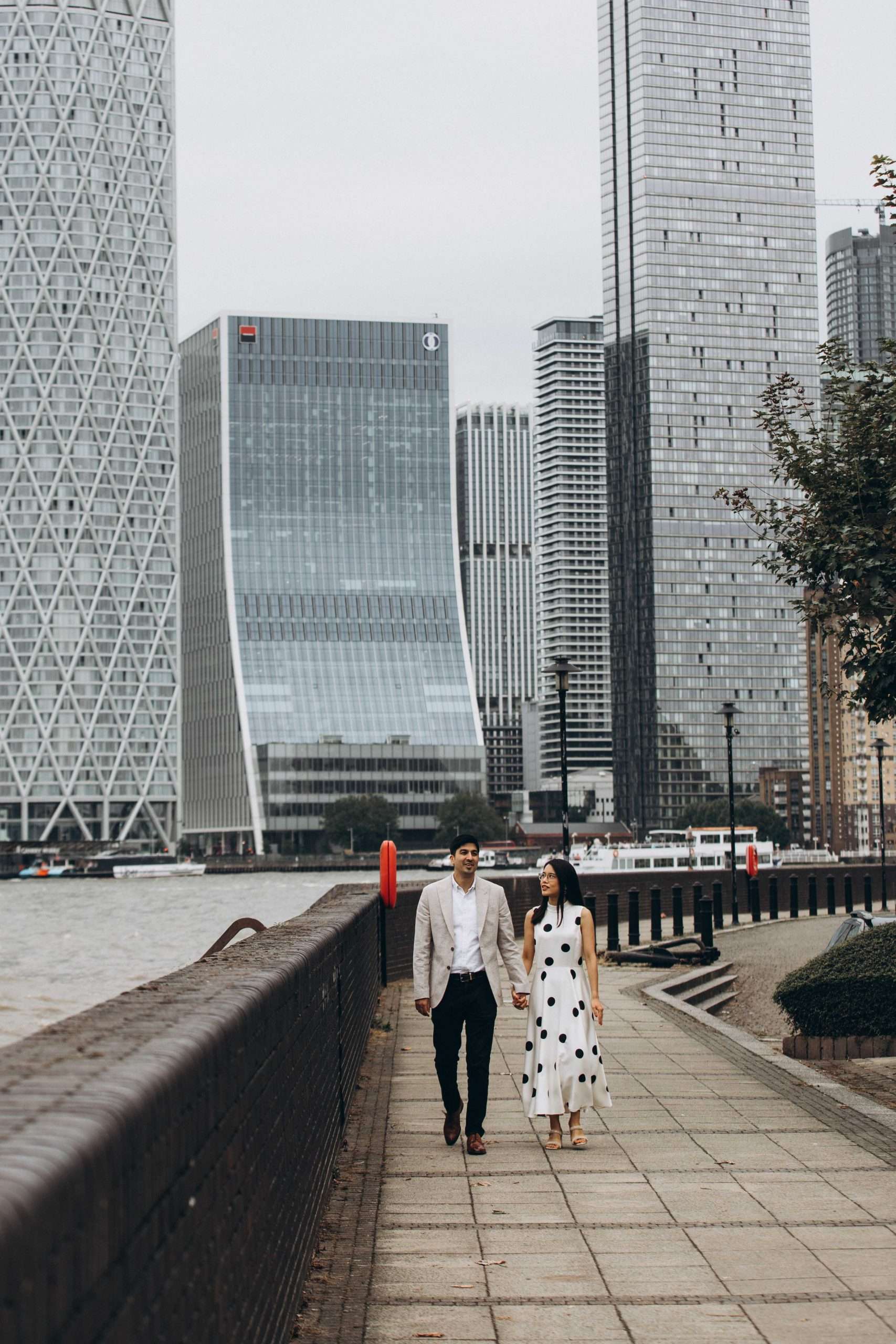Canary Wharf Couple Photoshoot